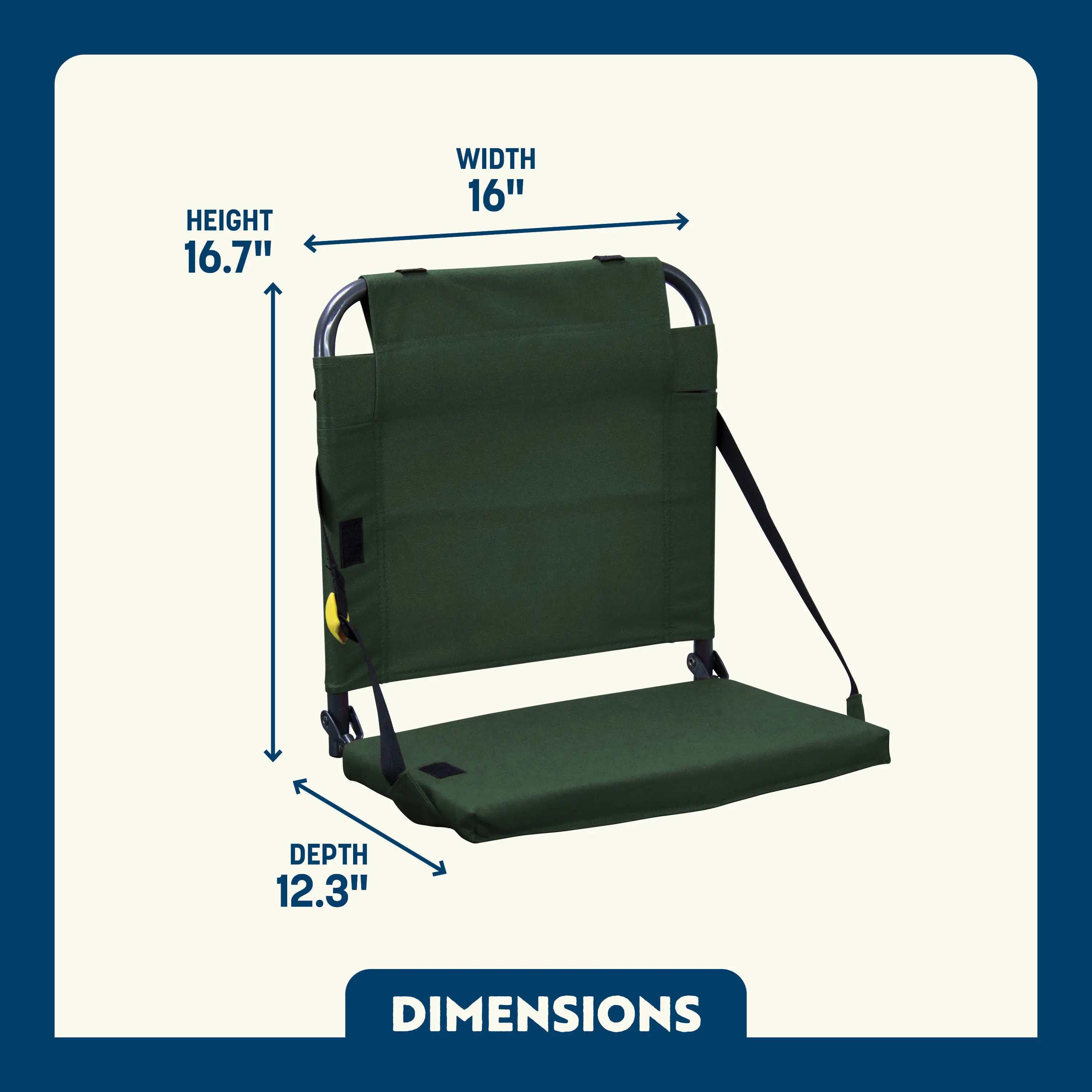 BleacherBack | Featured Outdoor Choice | Outlandridge 7F97 Gy