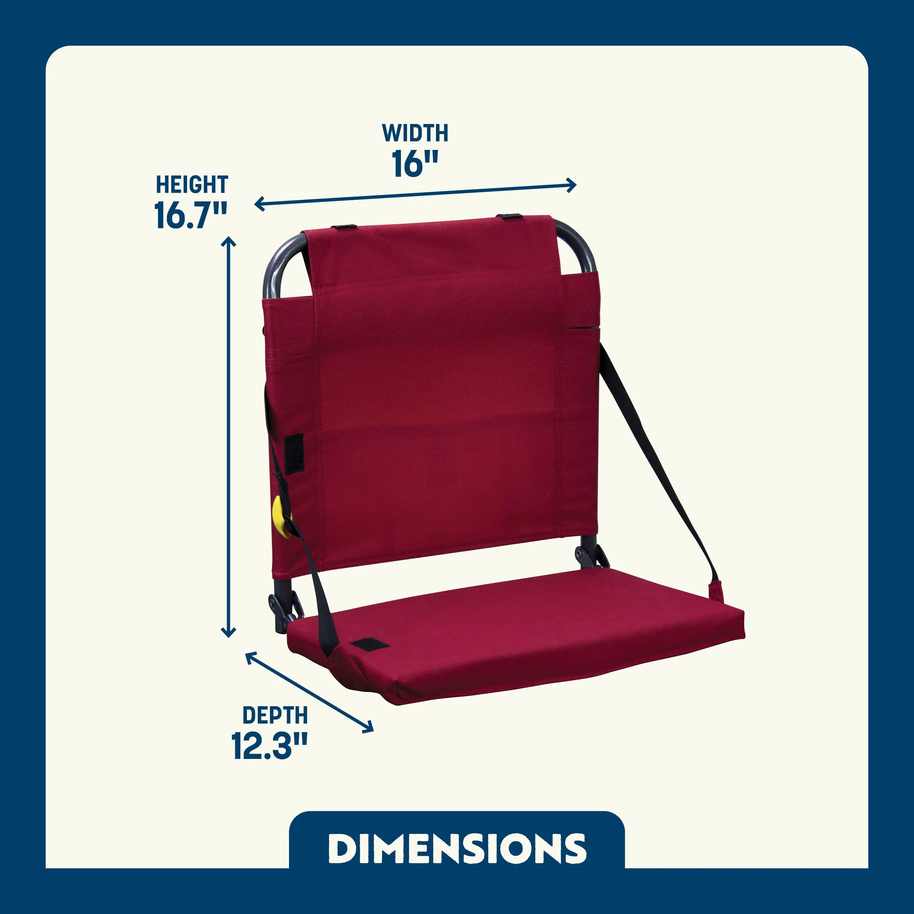 BleacherBack | Featured Outdoor Choice | Outlandridge 7F97 Gy