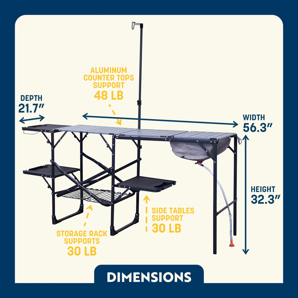 Master Cook Station — Selected for Outdoor Use | Outlandridge 9788 Zt