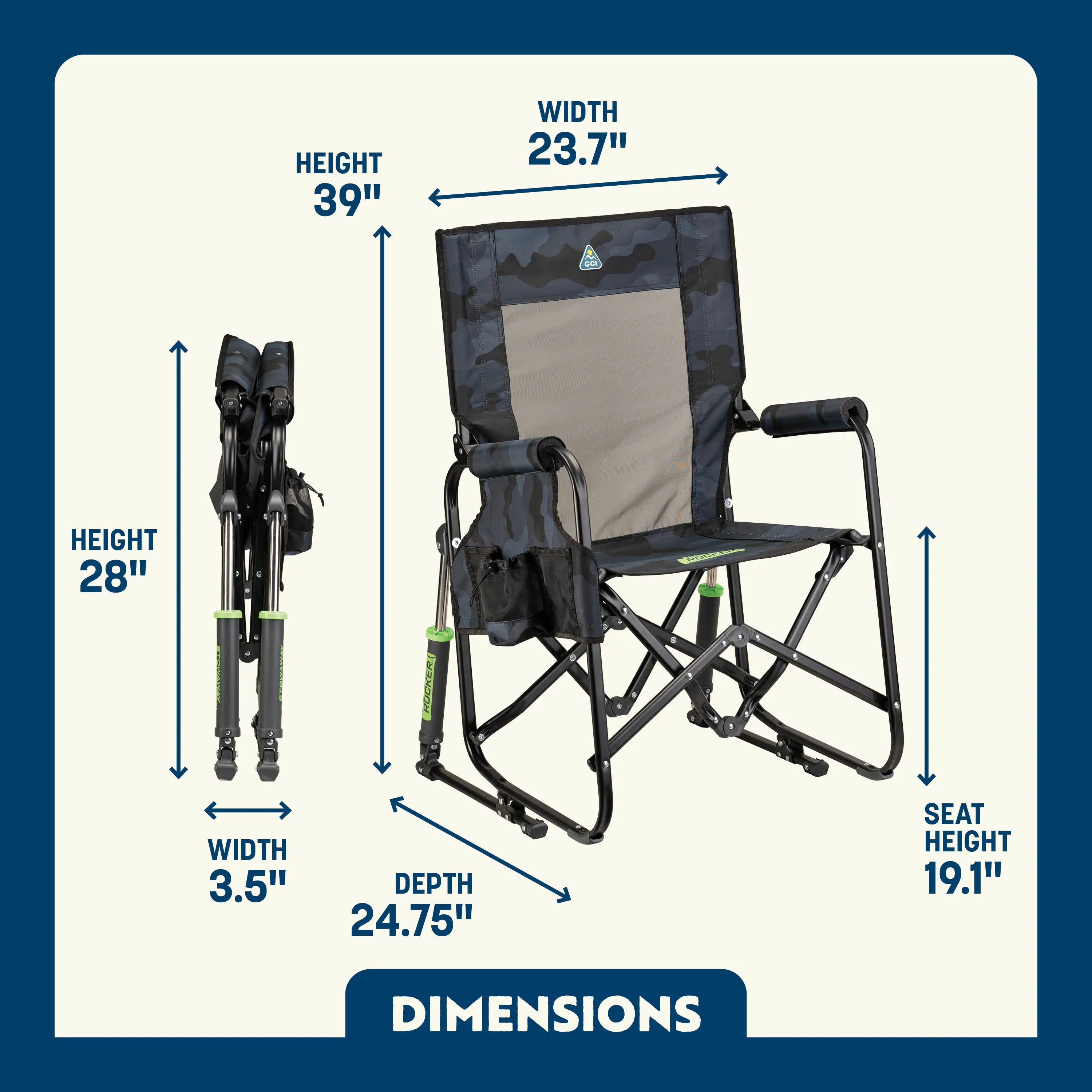 Stowaway Rocker | Featured Outdoor Choice | Outlandridge A0B1 BD