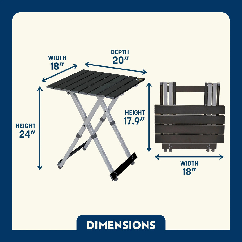 Compact Camp Table 20 | Featured Outdoor Choice | Outlandridge 81FC LM