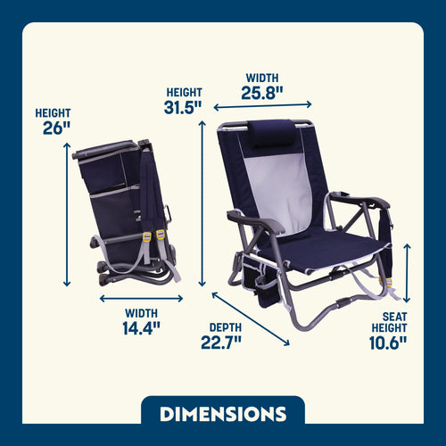 Bi-Fold Slim Event Chair | Camp-Ready Selection | Outlandridge 72DB 56
