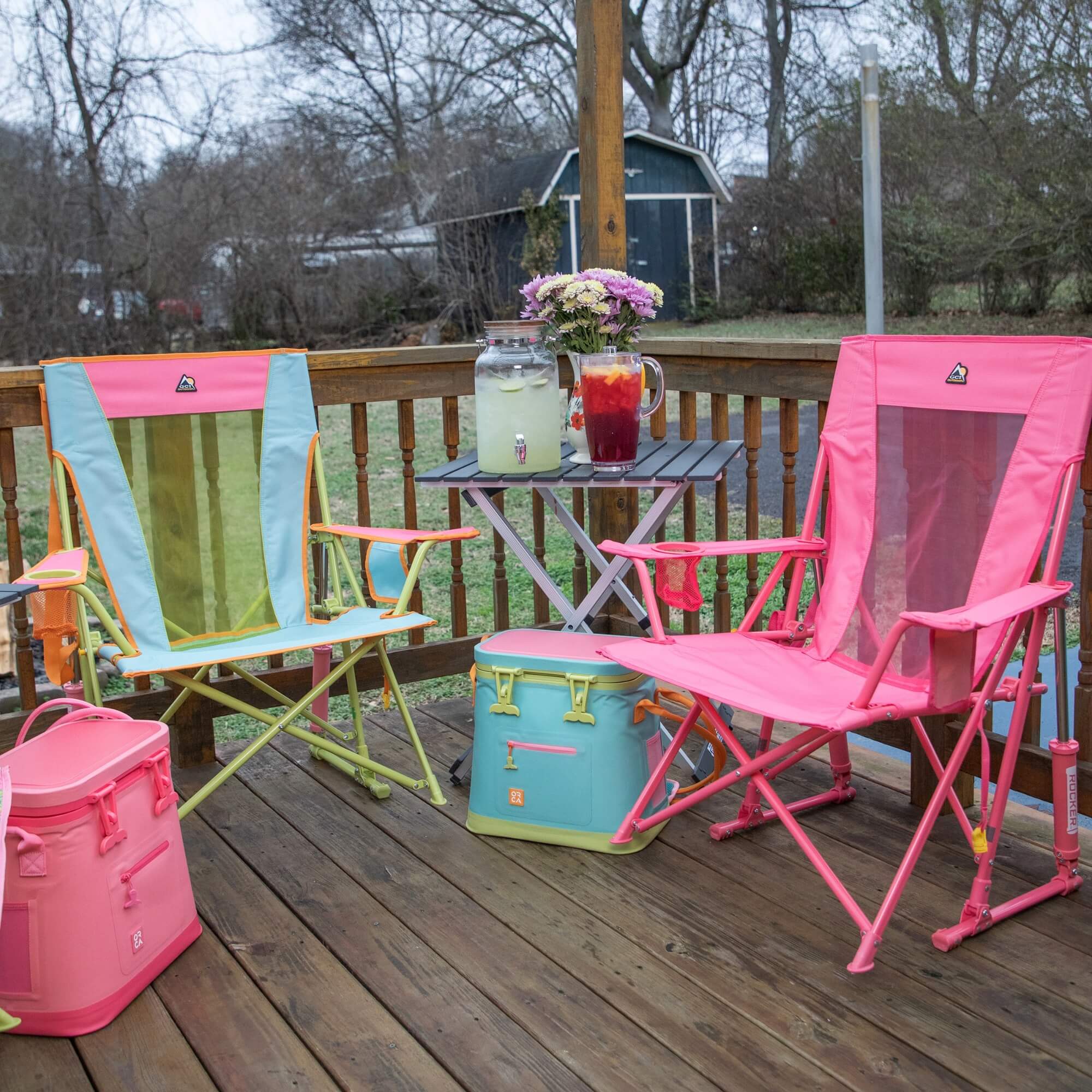 Comfort Pro Rocker - Floral | Outdoor Essential | Outlandridge B728 e1