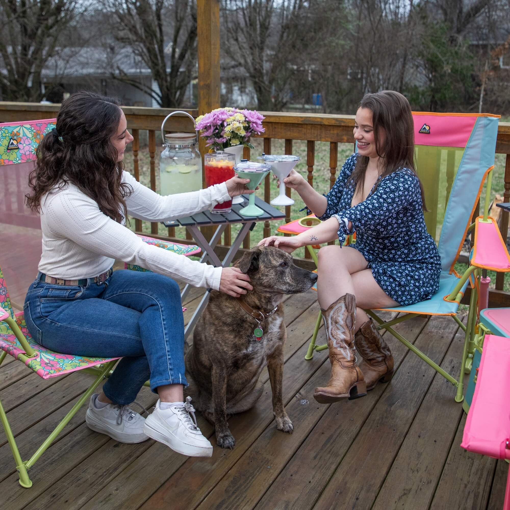 Comfort Pro Rocker - Floral | Outdoor Essential | Outlandridge B728 e1