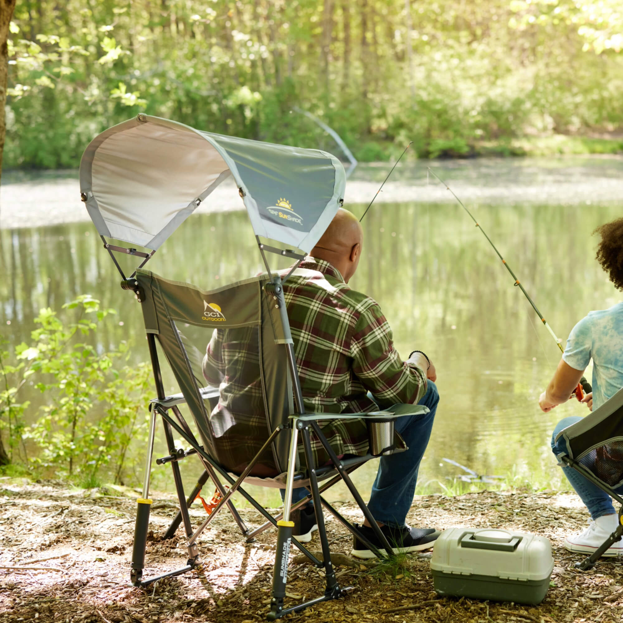 SunShade Rocker — Outdoor Setup Pick | Outlandridge 077A 1E