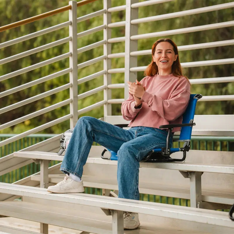 Big Comfort Stadium Chair with Armrests | Featured Outdoor Choice | Outlandridge 8967 43