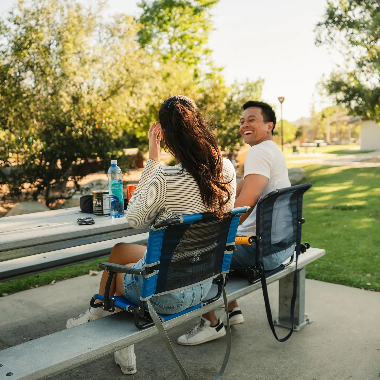 Big Comfort Stadium Chair with Armrests | Featured Outdoor Choice | Outlandridge 8967 43
