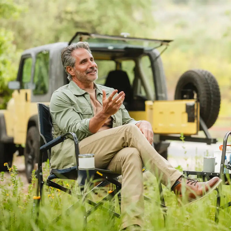 Freestyle Rocker with Side Table | Featured Outdoor Choice | Outlandridge B773 I5