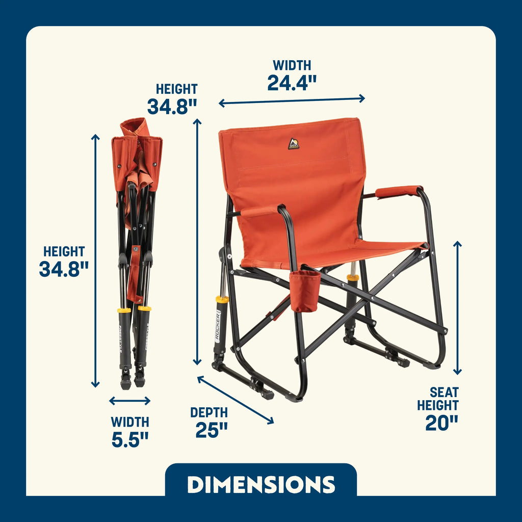 Freestyle Rocker - Pumpkin Spice — Outdoor Collection Pick | Outlandridge 2823 sh