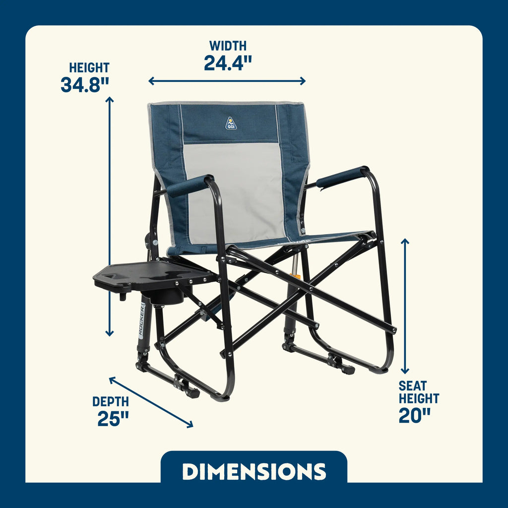 Freestyle Rocker with Side Table | Featured Outdoor Choice | Outlandridge B773 I5