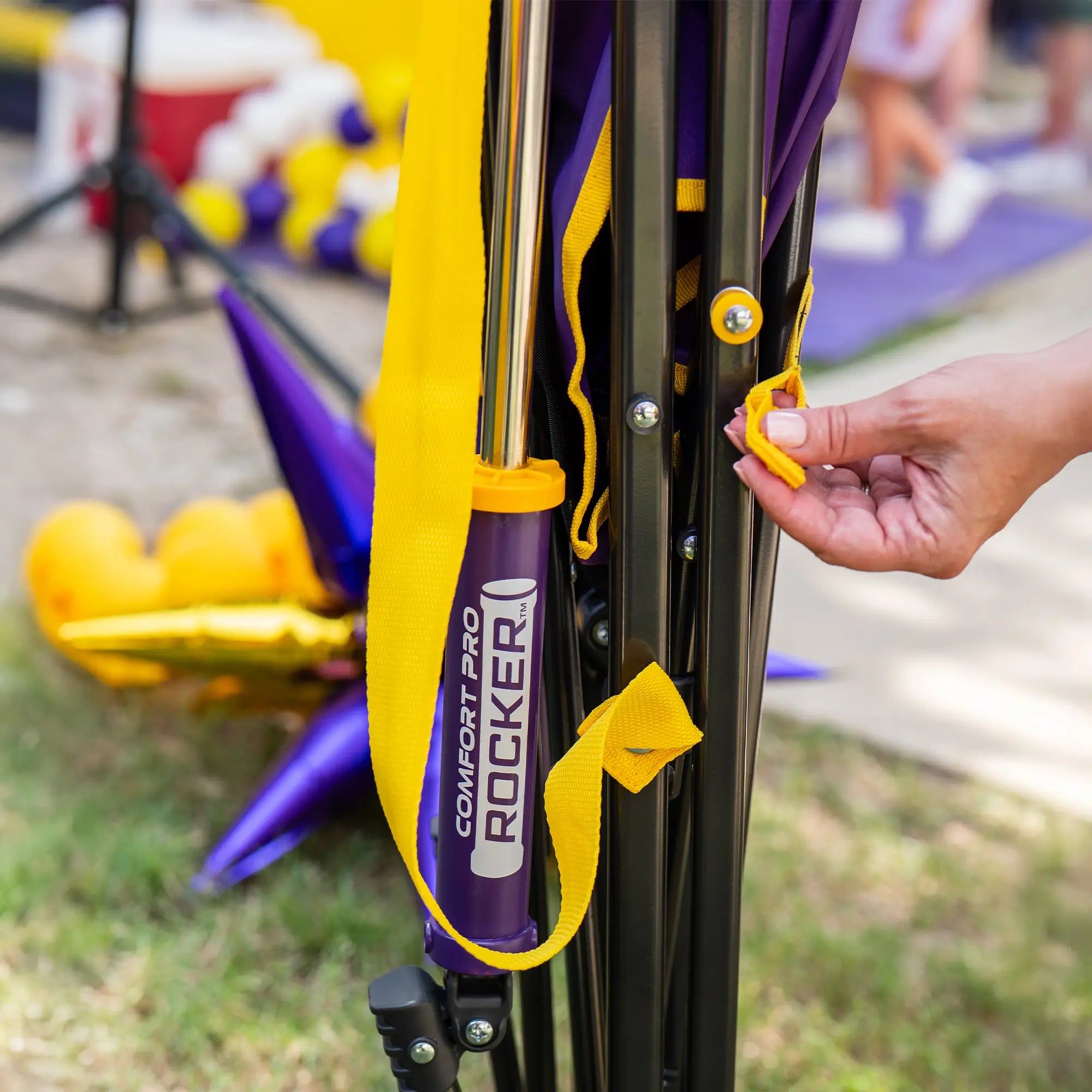Comfort Pro Rocker - LSU Tigers | Featured Outdoor Choice | Outlandridge B597 aa
