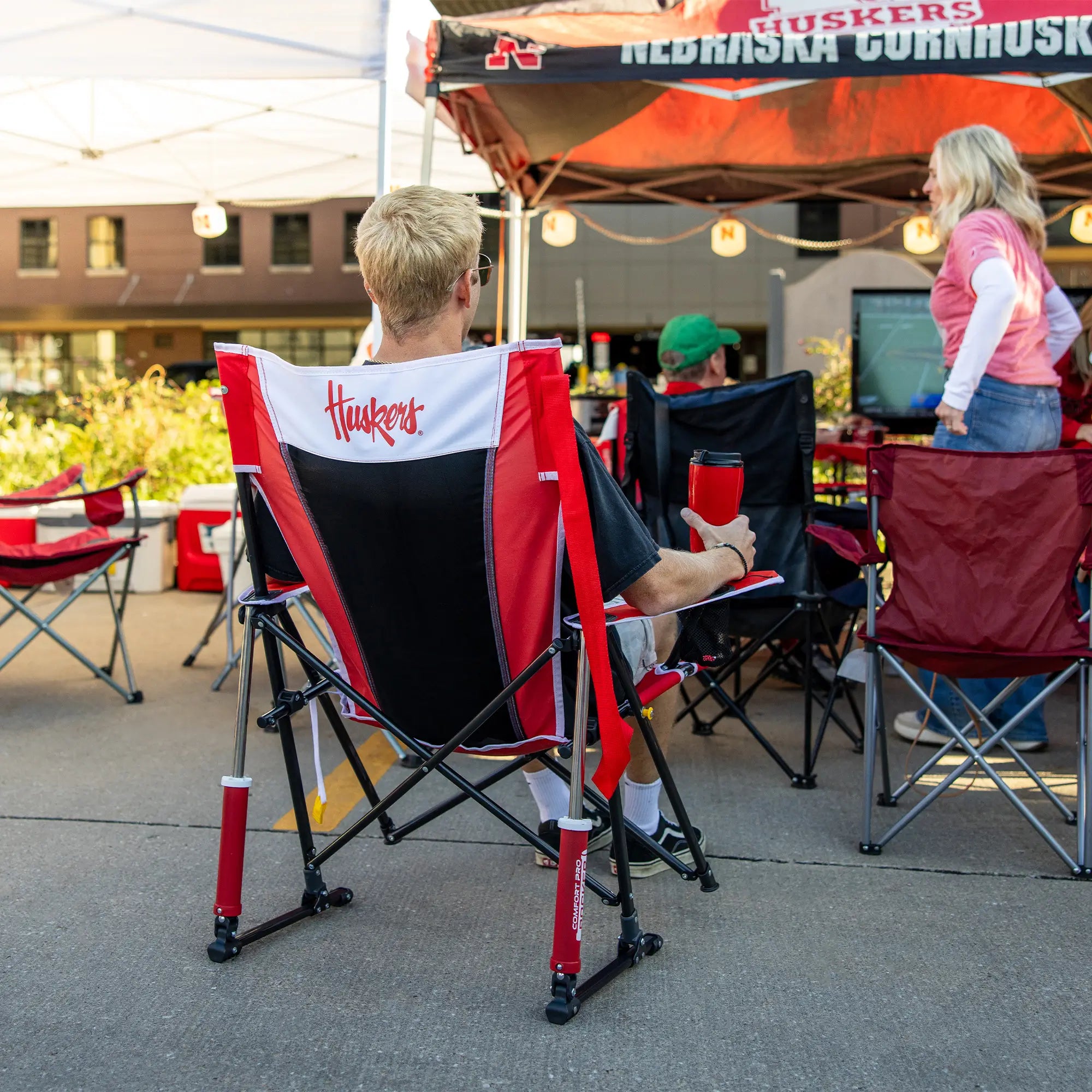 Comfort Pro Rocker - Nebraska Cornhuskers | Featured Outdoor Choice | Outlandridge F9B1 ok
