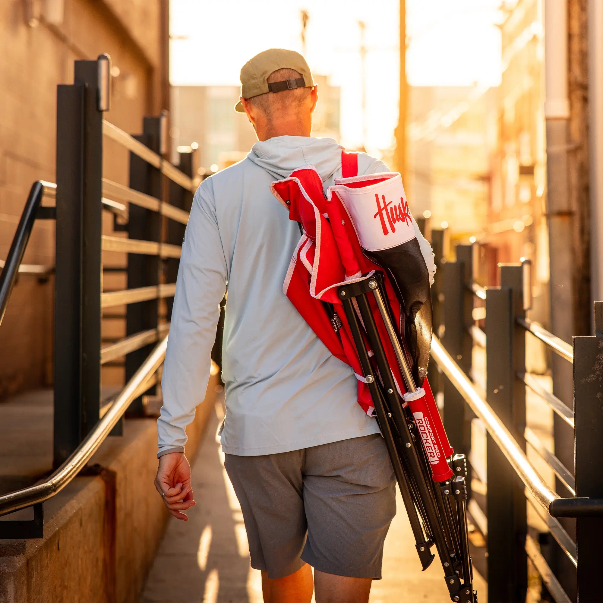 Comfort Pro Rocker - Nebraska Cornhuskers | Featured Outdoor Choice | Outlandridge F9B1 ok