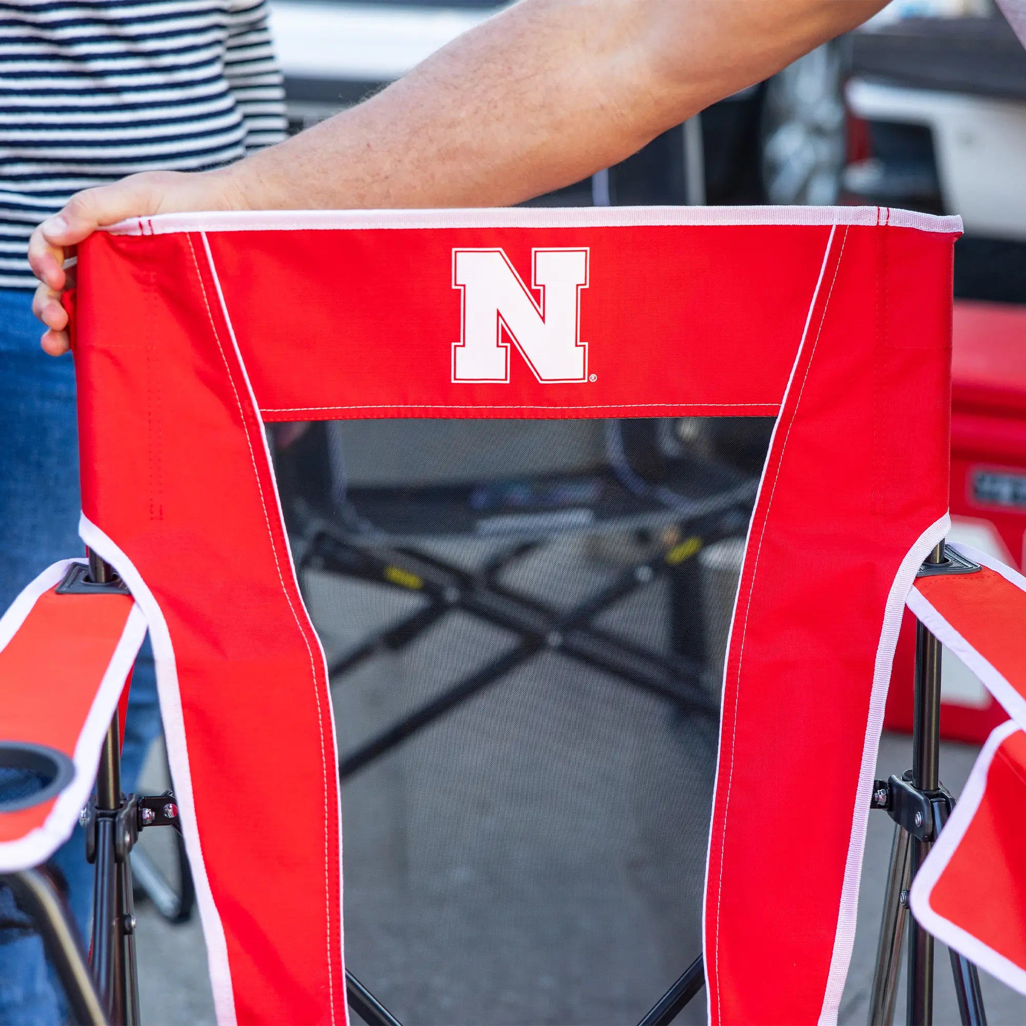 Comfort Pro Rocker - Nebraska Cornhuskers | Featured Outdoor Choice | Outlandridge F9B1 ok