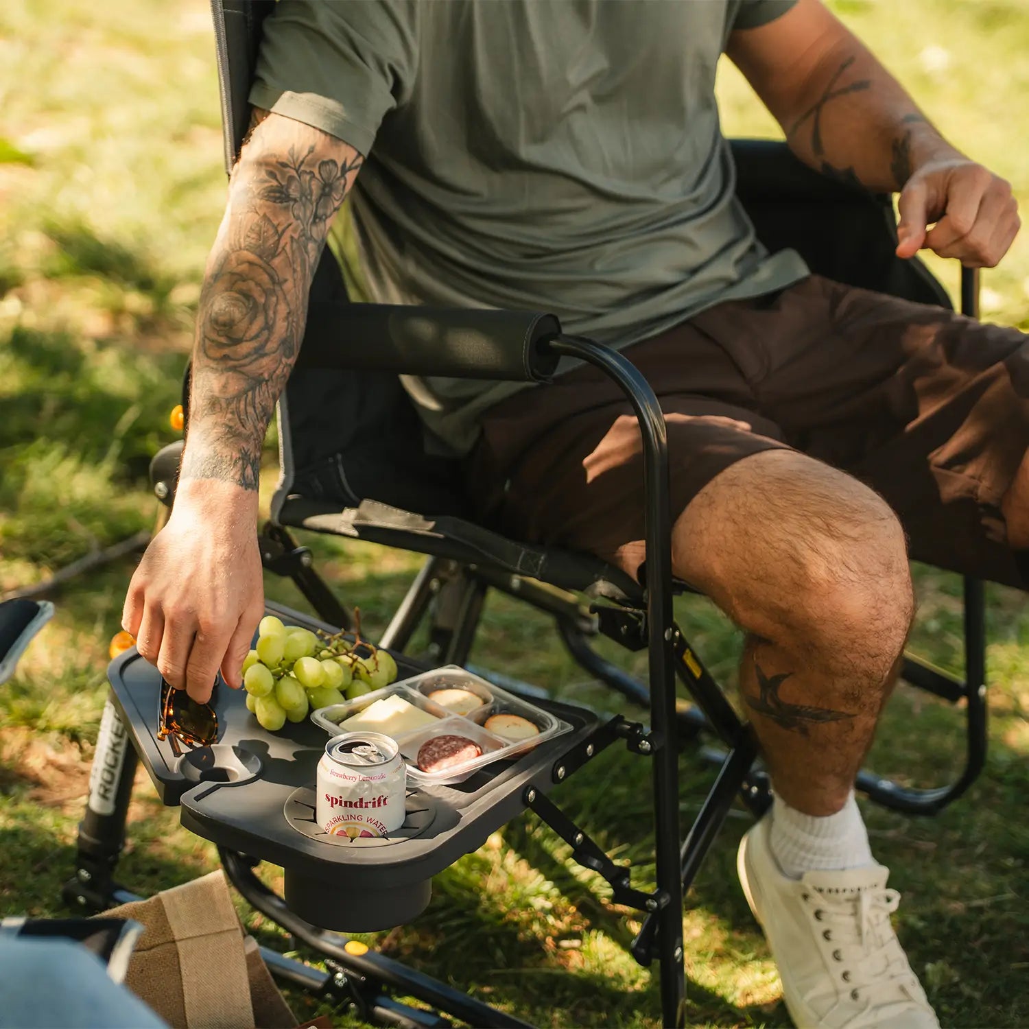 Stowaway Rocker with Side Table | Featured Outdoor Choice | Outlandridge 720F nd