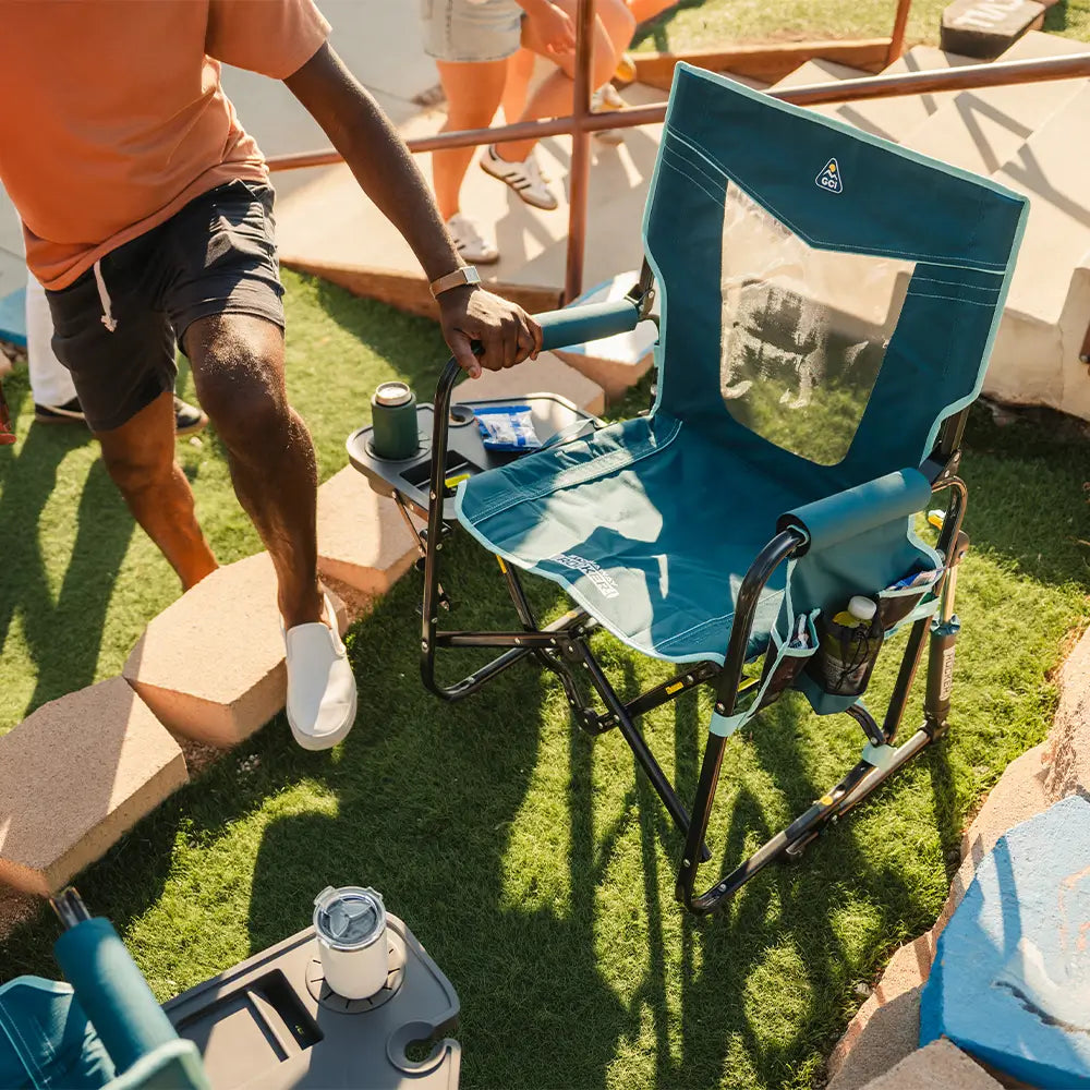 Stowaway Rocker with Side Table | Featured Outdoor Choice | Outlandridge 720F nd