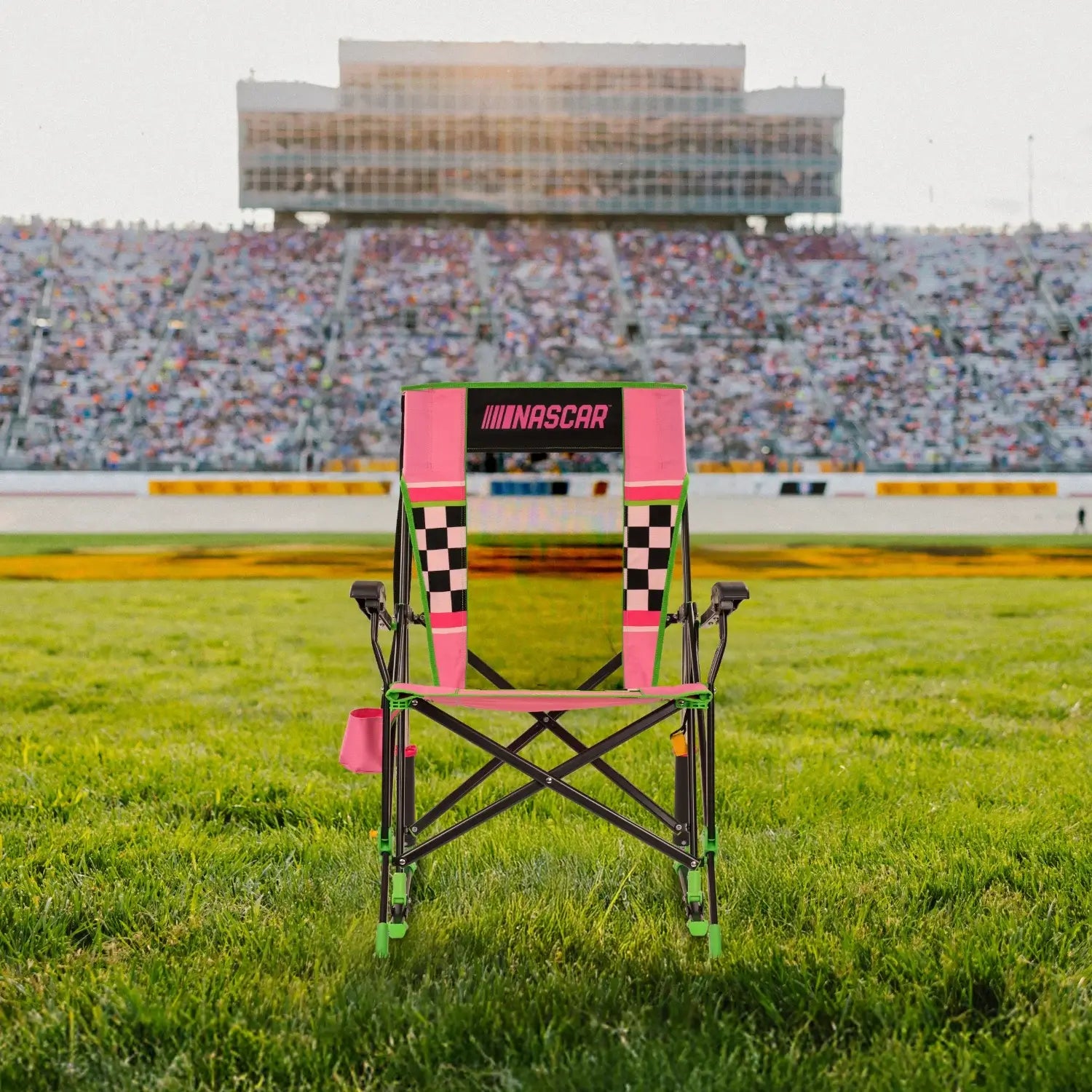 NASCAR RoadTrip Rocker - Pink | Featured Outdoor Choice | Outlandridge 579C fM