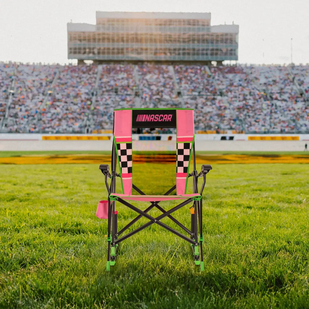 NASCAR RoadTrip Rocker - Pink | Featured Outdoor Choice | Outlandridge 579C fM